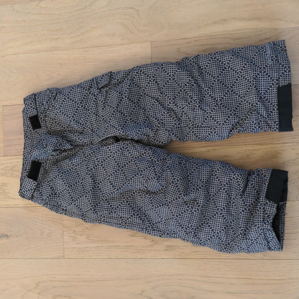 COLUMBIA kids girls b&w snow winter pants size 4-5 years xxs